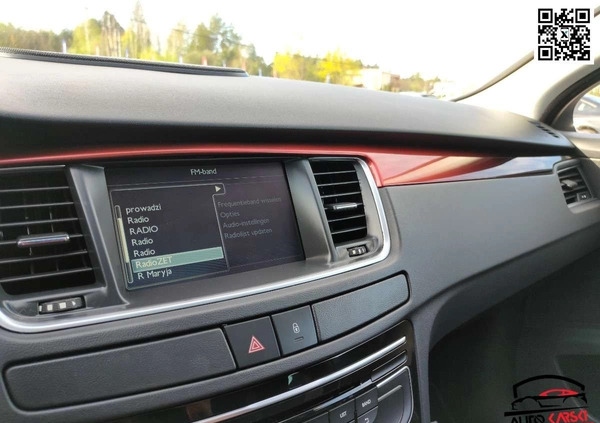 Peugeot 508 cena 43900 przebieg: 212000, rok produkcji 2013 z Stalowa Wola małe 781